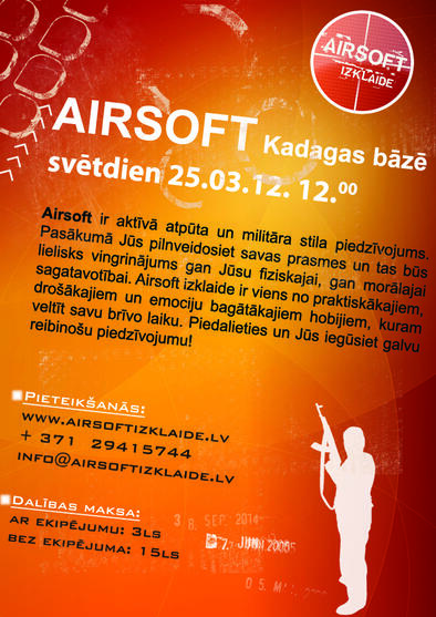 Airsoft publiskā spēle (Bilde nr.1)