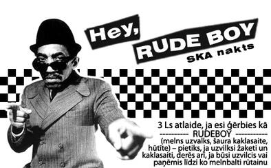 "Hey, Rude Boy" – regulāra Ska nakts (Bilde nr.1)