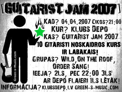 Green-s-Music.com piedāvā "Guitarist Jam 2007" (Bilde nr.1)