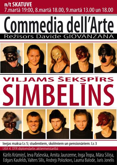 Commedia dell' Arte: Viljams Šekspīrs - "Simbelīns" (Bilde nr.1)