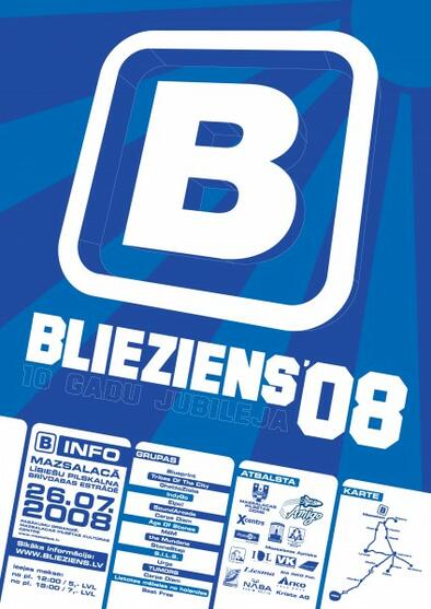 "Blieziens 2008" - Mūzikas festivāls - 10 gadu jubelis! (Bilde nr.1)