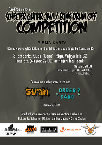 Schecter Guitar Jam/ BJMS Drum Off Competition, 1.kārta (Bilde nr.1)