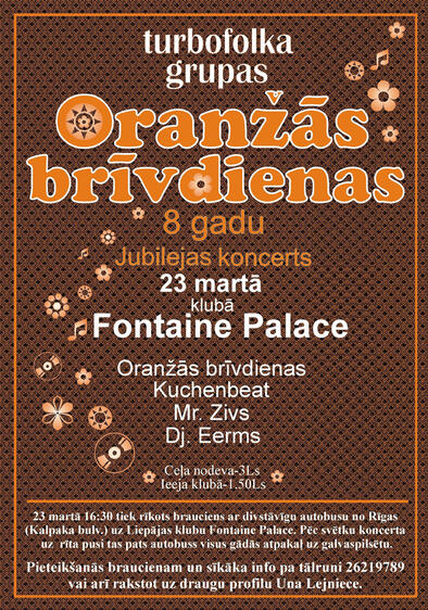 "Oranžās Brīvdienas" dzimšanas diena (Bilde nr.1)