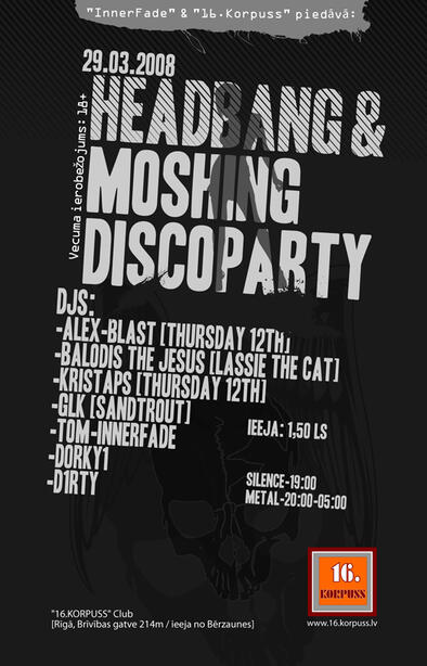 "HeadBang & Moshing DiscoParty" (Bilde nr.1)